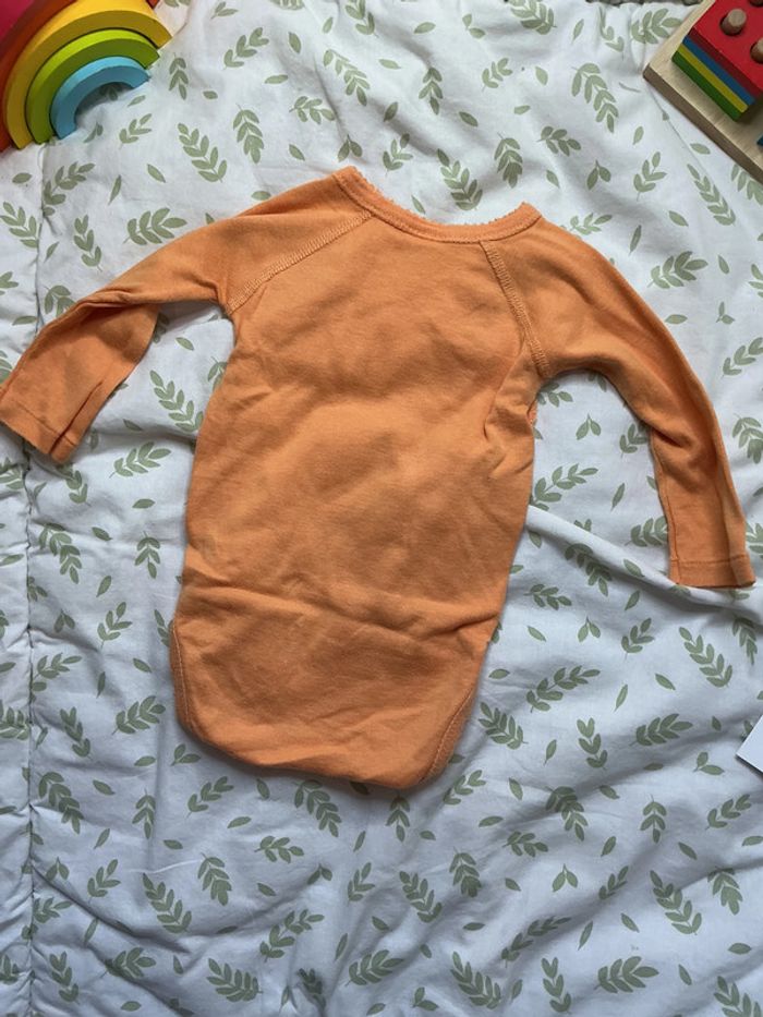 body manches longues orange absorba ouverture devant 6 mois - photo numéro 6