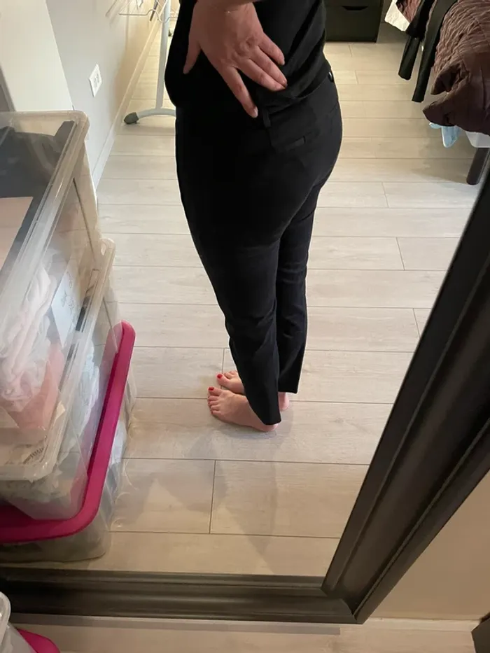 Pantalon de tailleur noir Zara - photo numéro 2