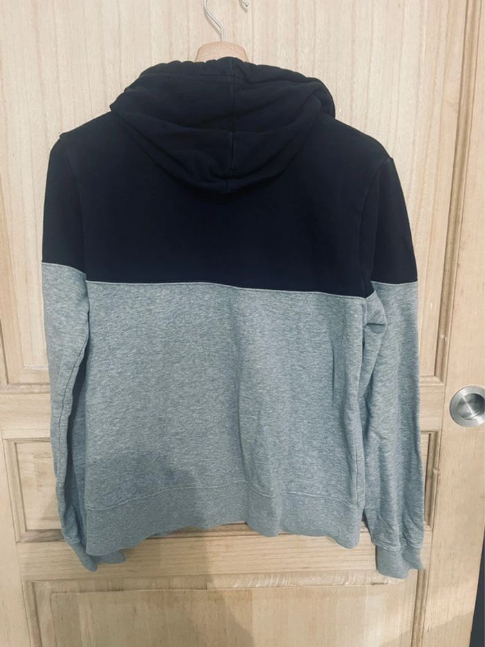 Sweat Nike unisexe à capuche gris et noir - M - photo numéro 8