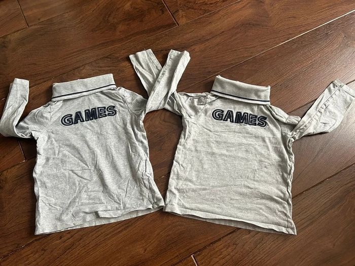 2 sous pulls gris à col roulé garçon Sergent Major 4 ans - photo numéro 2
