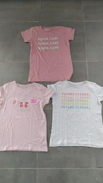 Lot de 3 tee-shirts 12 ans fille neufs