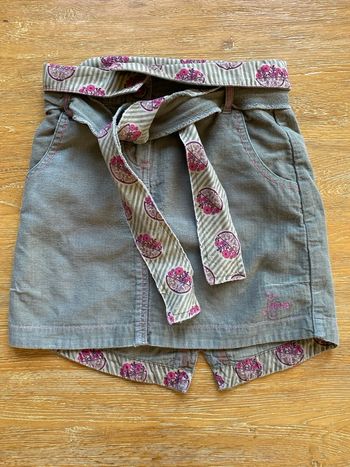 Jupe Kenzo kaki et rose taille 4 ans 