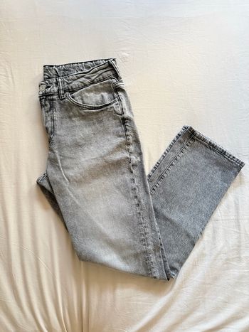 Jeans H&M straight regular fit gris