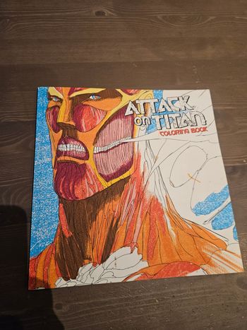 Coloriage manga l'attaque des titans 