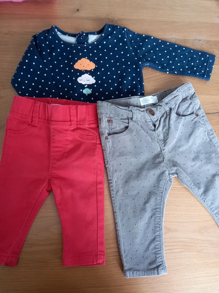 Lot blouse et pantalons 3 mois