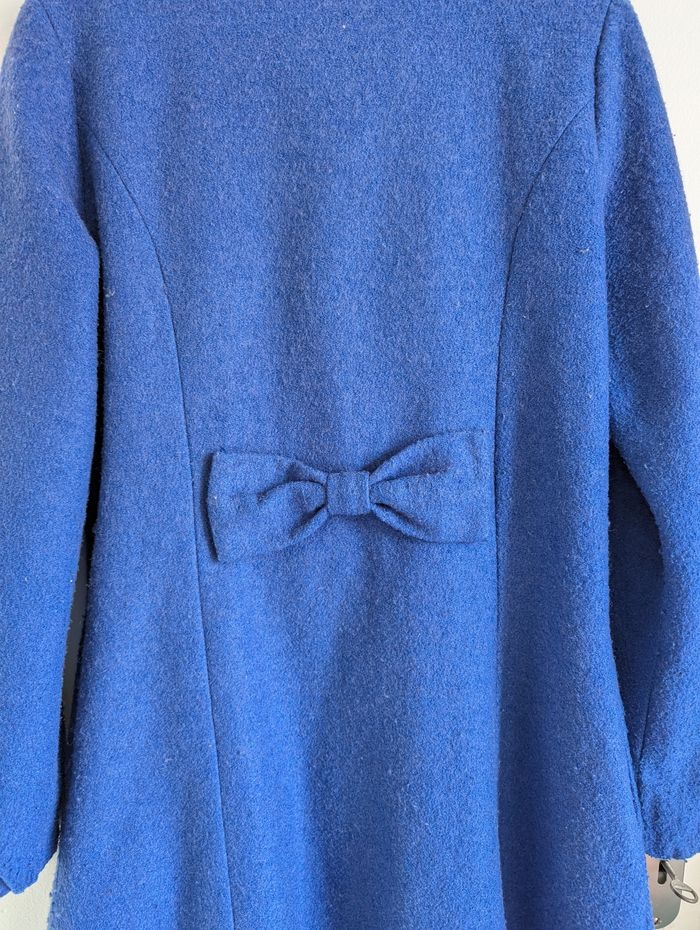Manteau molly bracken bleu en laine taille 36 s - photo numéro 3