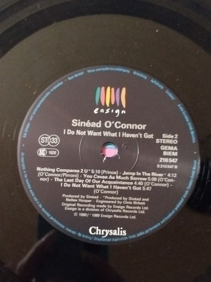 Sinéad O'Connor - I do not want what i haven't got - Vinyle - photo numéro 5