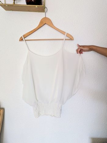Top fluide blanc 
