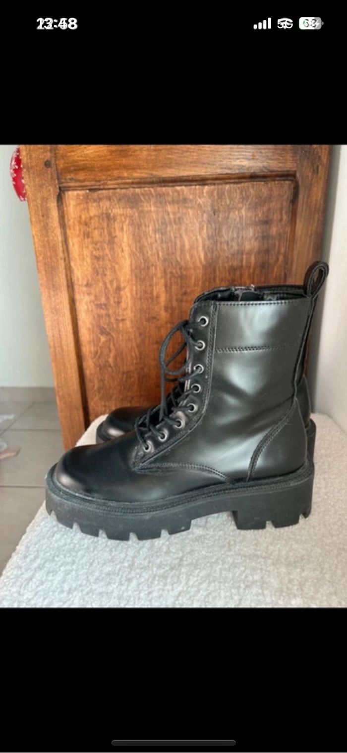 Plate-forme boots Mango - photo numéro 2