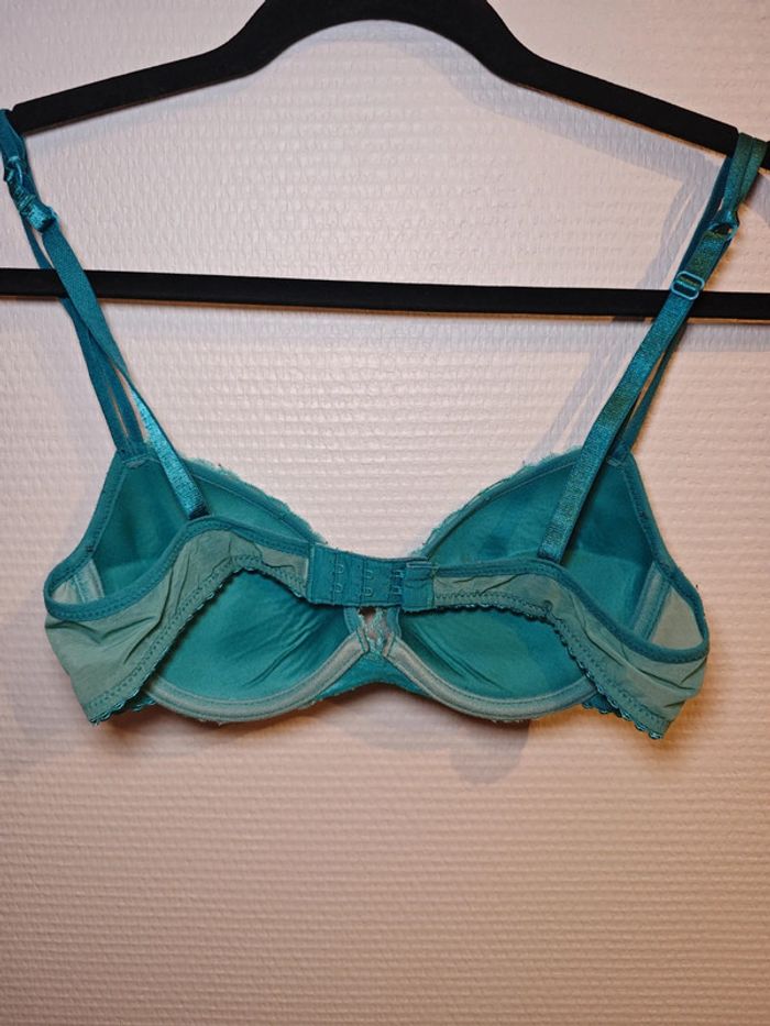 Soutien gorge Passionata vert en dentelle - photo numéro 3
