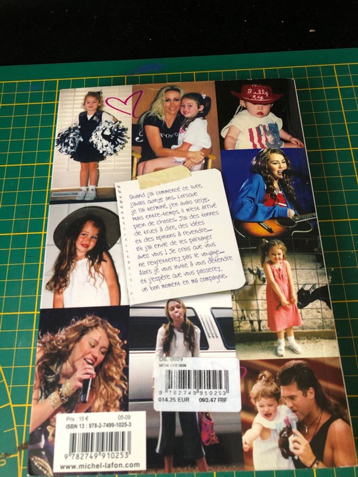 Livre miley cirus mon chemin - photo numéro 2