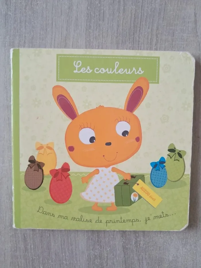 Livre cartonné bébé les couleurs