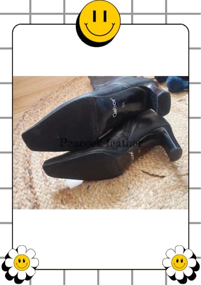 Bottes noires talons 37 - photo numéro 10