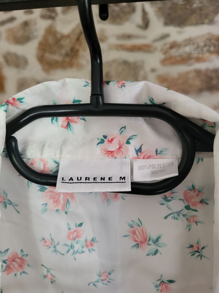 Chemise de nuit satinée imprimé fleurs - photo numéro 5