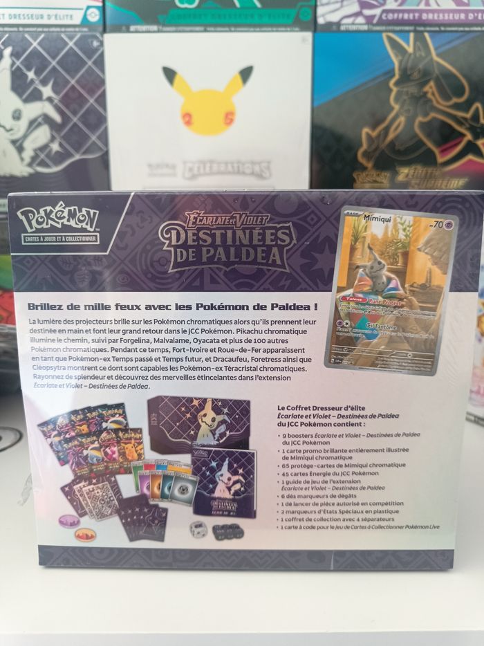 Etb coffret pokémon ev4.5 Destinées de Paldéa neuf scellé fr - photo numéro 3