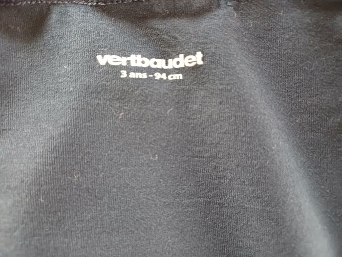 Sous-pull manches longues / Verbaudet / 3 ans, très bon état, bleu marine - photo numéro 3