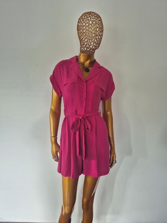 Combishort Femme Fuschia