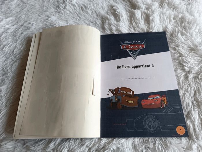 NEUF Mon livre de jeux et de coloriages avec stickers Cars 2 _ Disney X Pixar X Hemma - photo numéro 5