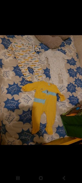 Lot de 3 dors bien bébé 1 mois