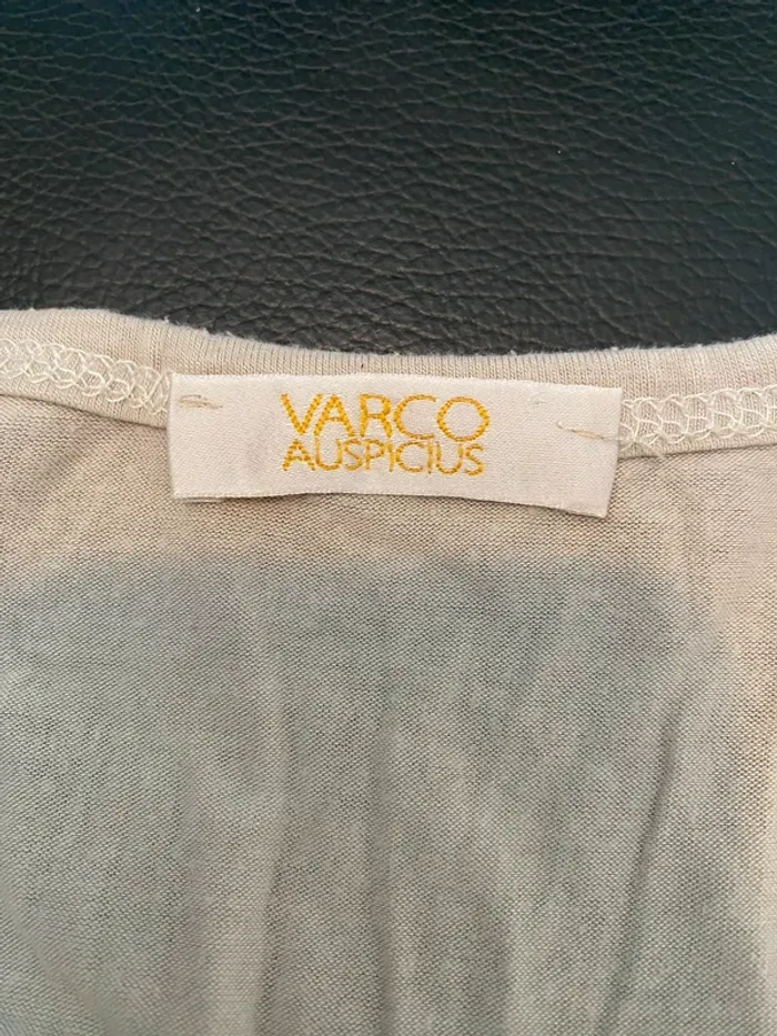 Robe longue sans manches à imprimé graphique – Taille S - photo numéro 4