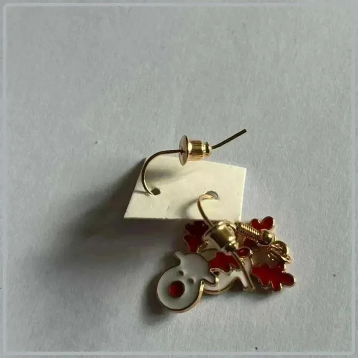 Boucle d'oreille rennes - photo numéro 5