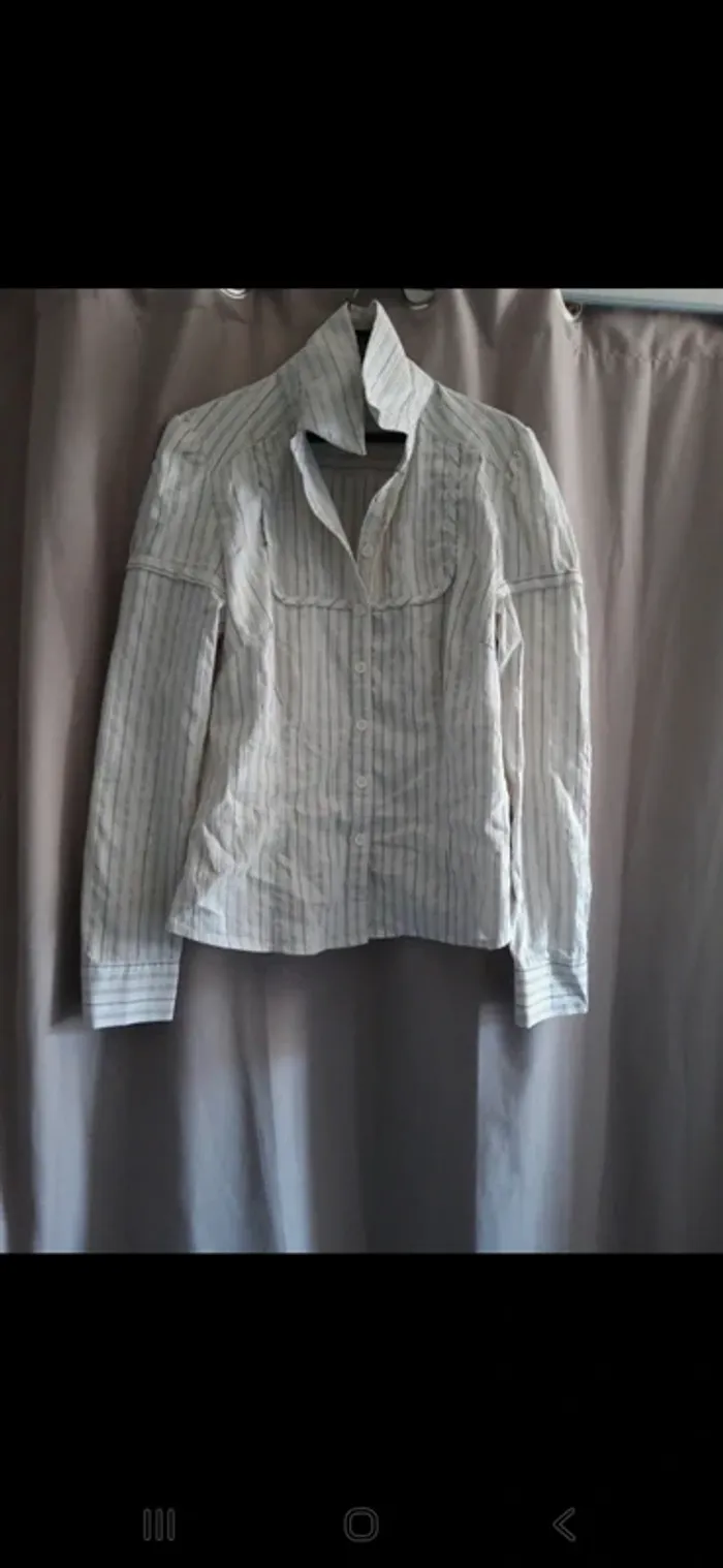 Chemise rayée manches longues – Ici et Maintenant – Taille 40