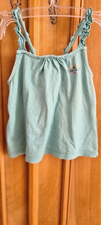 Débardeur bleu vertbaudet