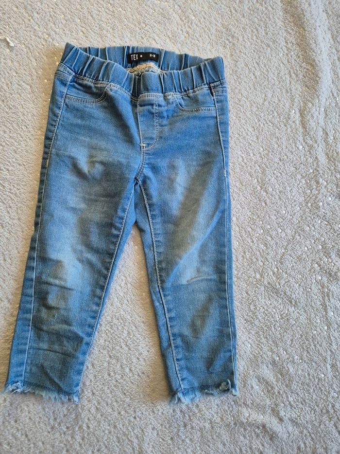 Jean taille élastique 2-3 ans