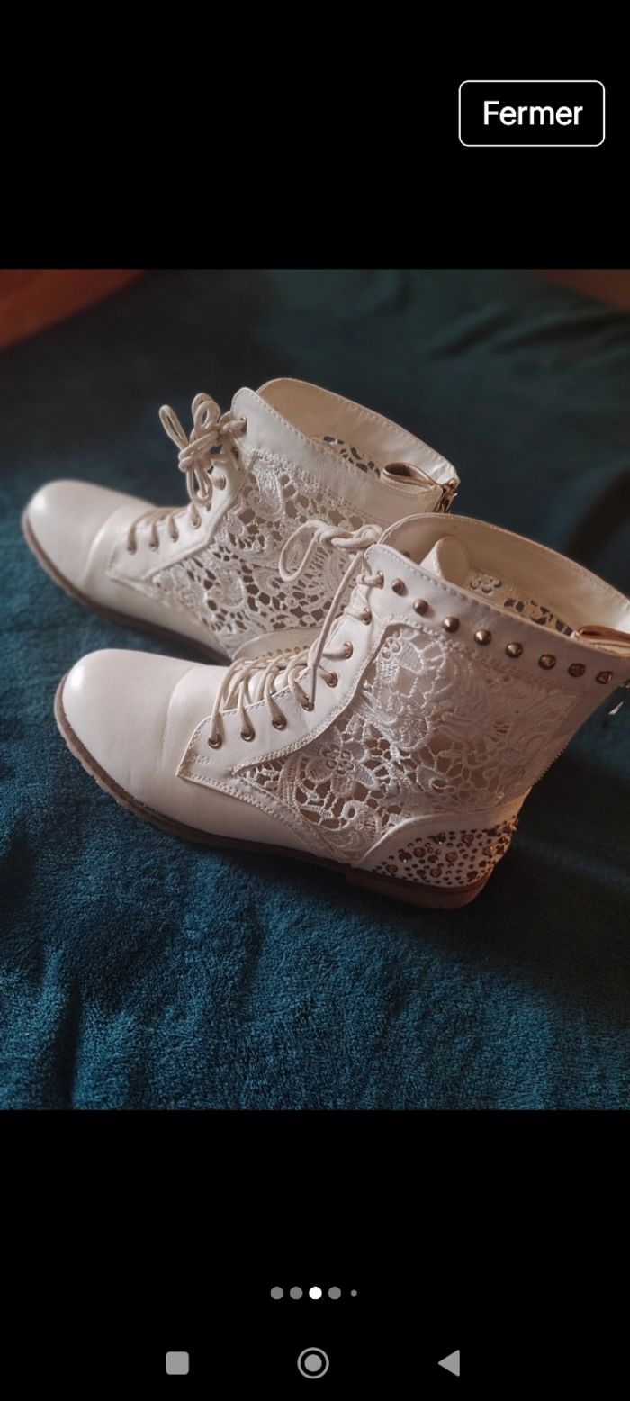 Chaussures montantes d'été taille 40 - photo numéro 3