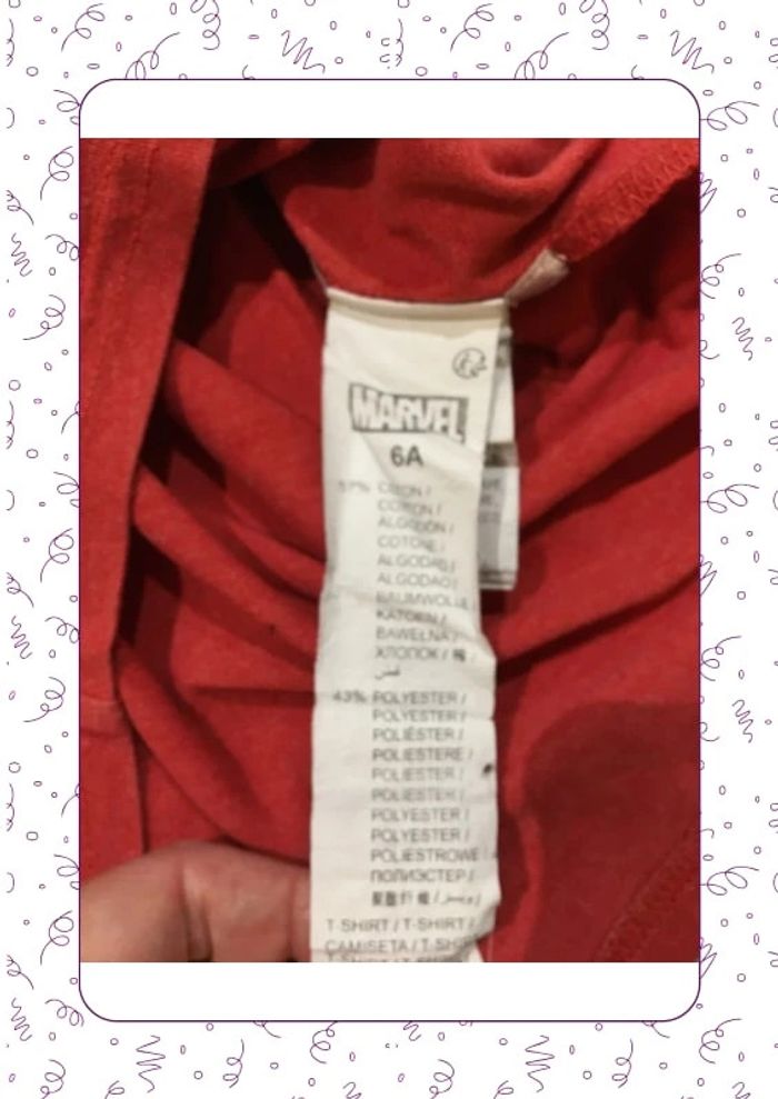 T-shirt Spiderman rouge - photo numéro 4