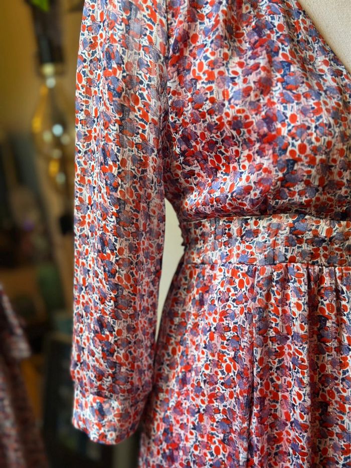 Robe longue fleurie multicolore Opullence Paris taille S - photo numéro 6