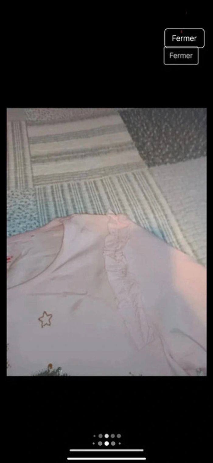 T-shirt manches longues rose clair fille orchestra - Disney taille 14 neuf sans étiquettes - photo numéro 7