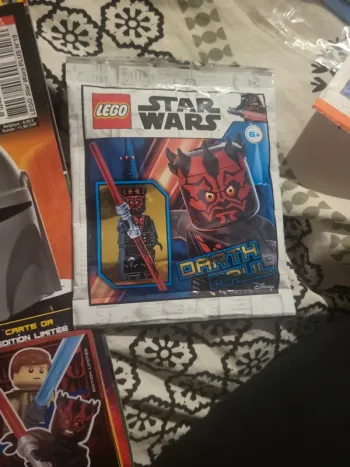 Lego darth maul minifigurine star wars