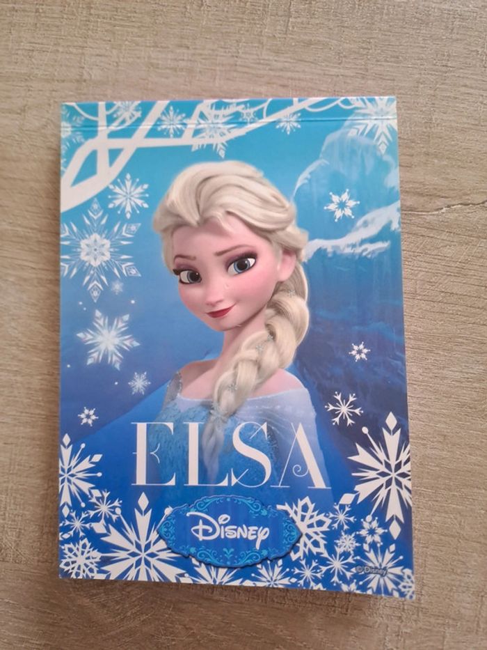 Bloc note la reine des neiges