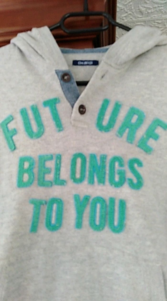 Pull gris chiné - photo numéro 2