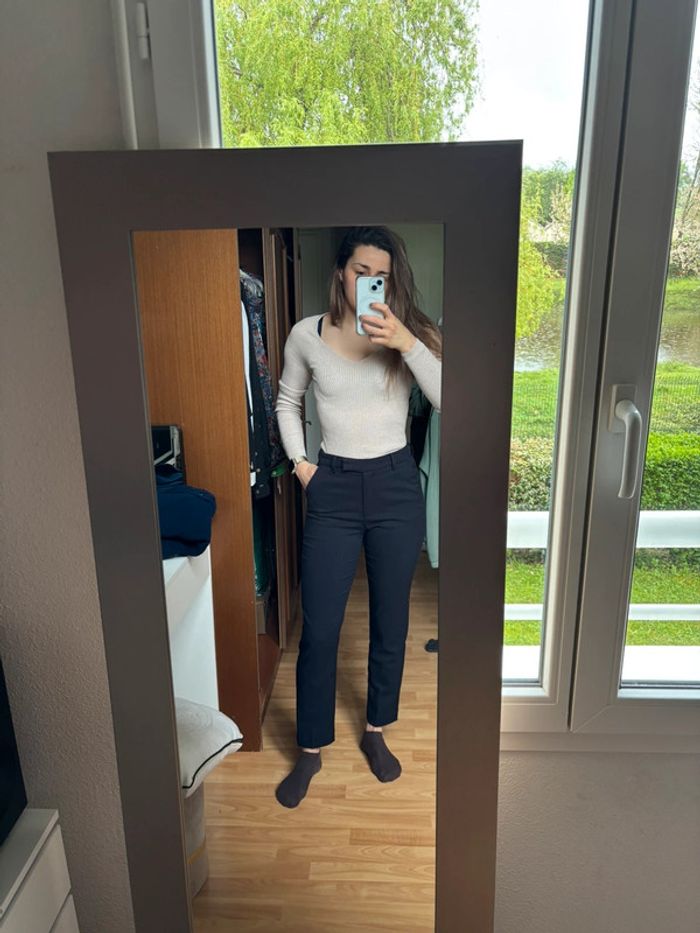Pantalon cigarette mango