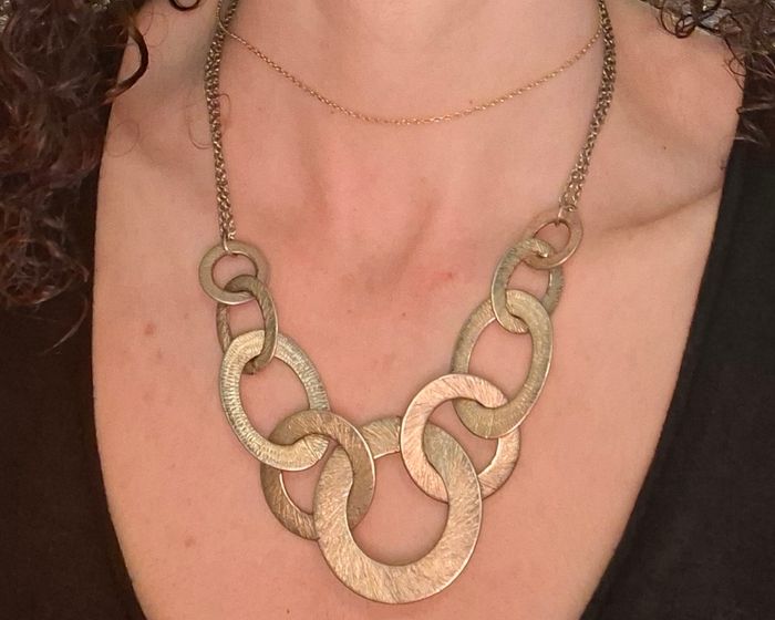 Magnifique collier doré