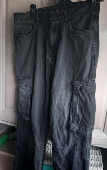 Jeans baggy noir Kiabi