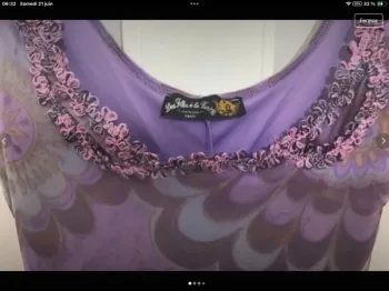 Robe fluide les filles à la vanille