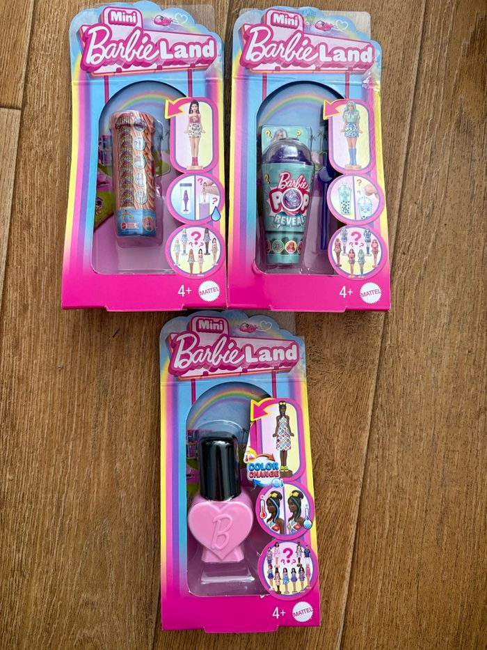 Mini Barbieland lot de 3.