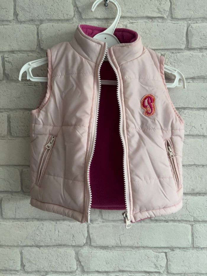 doudoune sans manche marque tout simplement taille 6 mois - photo numéro 3