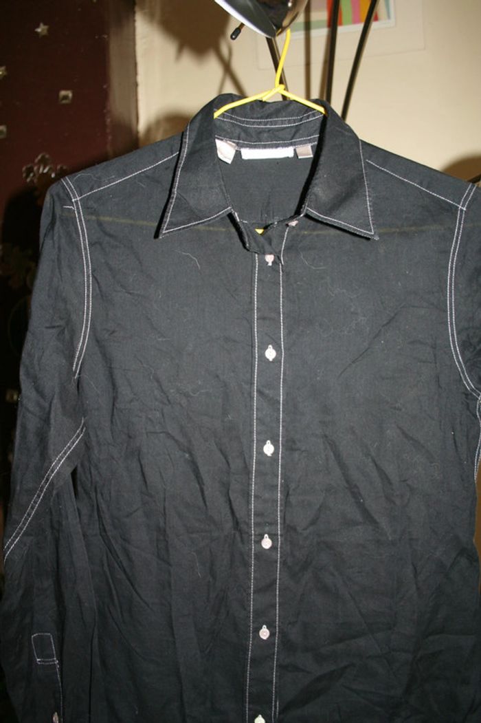 🌸Chemise noire Taille 36 "Zara"🌸 - photo numéro 2