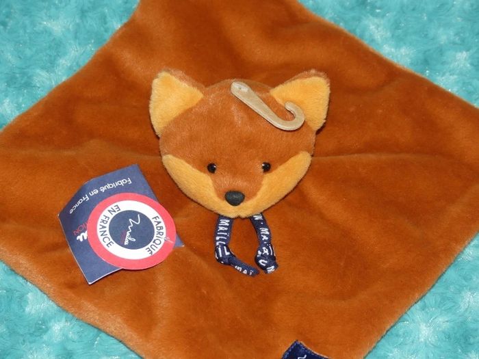 Doudou plat renard Méléo marron Mailou 🦊neuf - photo numéro 2
