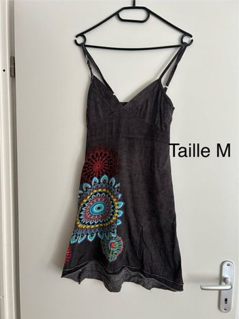 Petite robe bohème marron