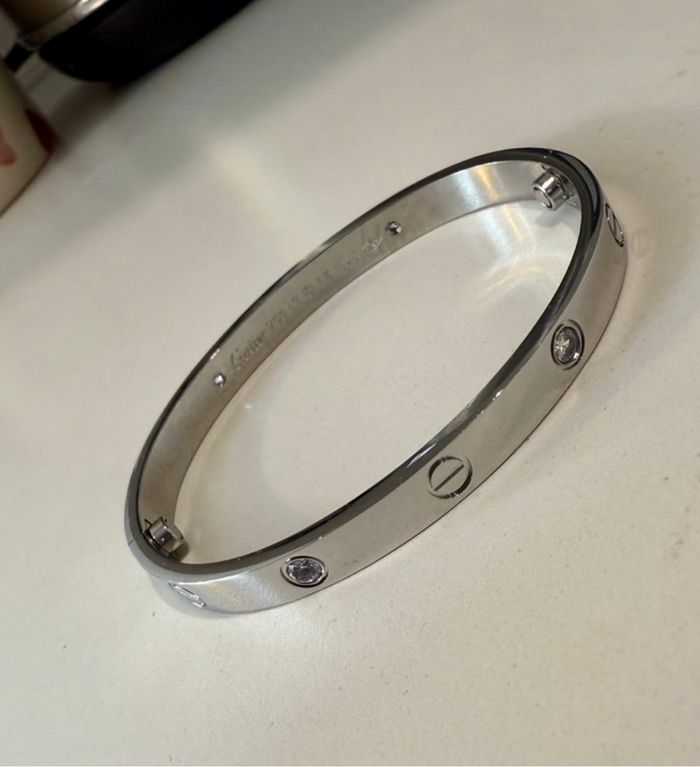 Bracelet Love argent platine - photo numéro 2