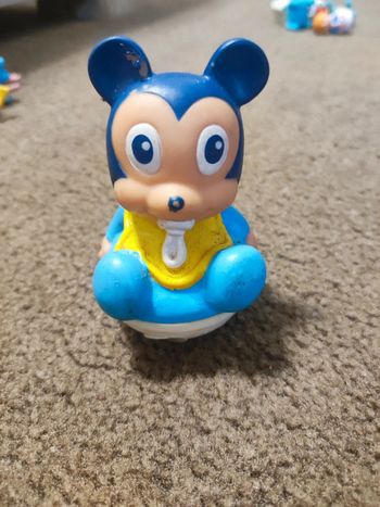 figurine bébé culbuto mickey pouet