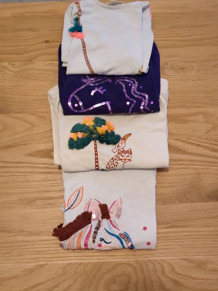 Lot t-shirts manches longues