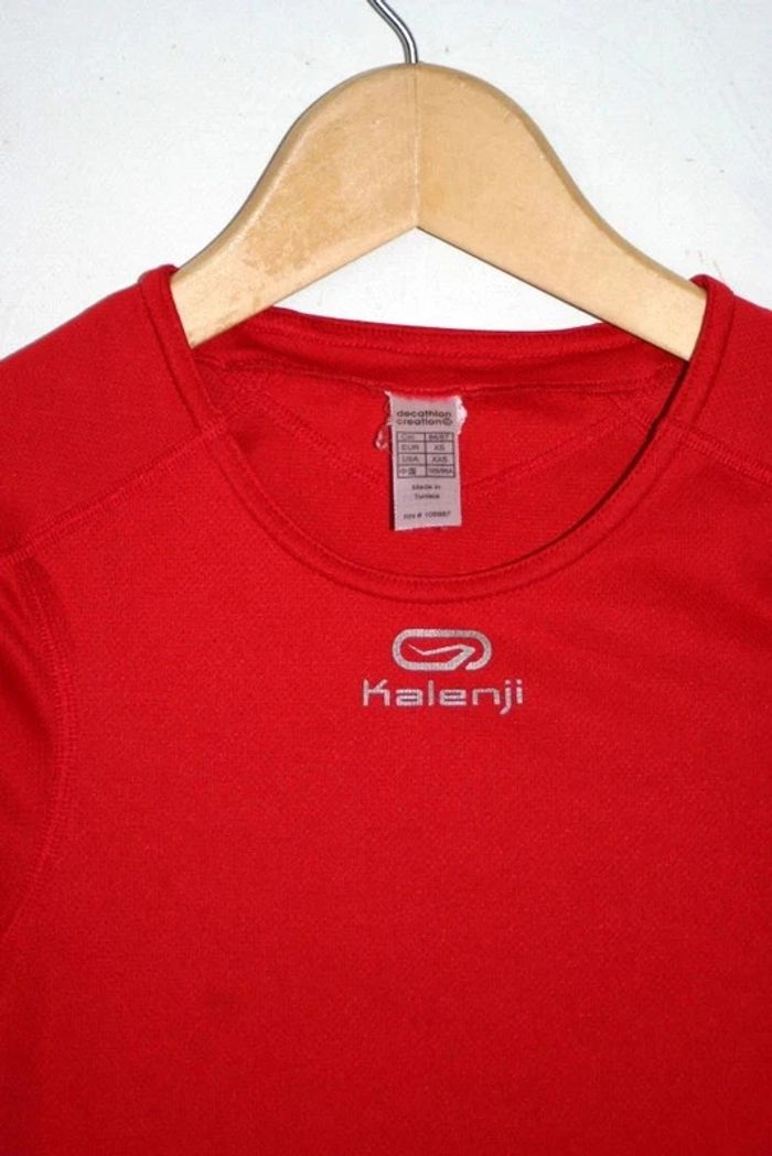 Tee-shirt sport rouge Kalenji taille XS - photo numéro 2
