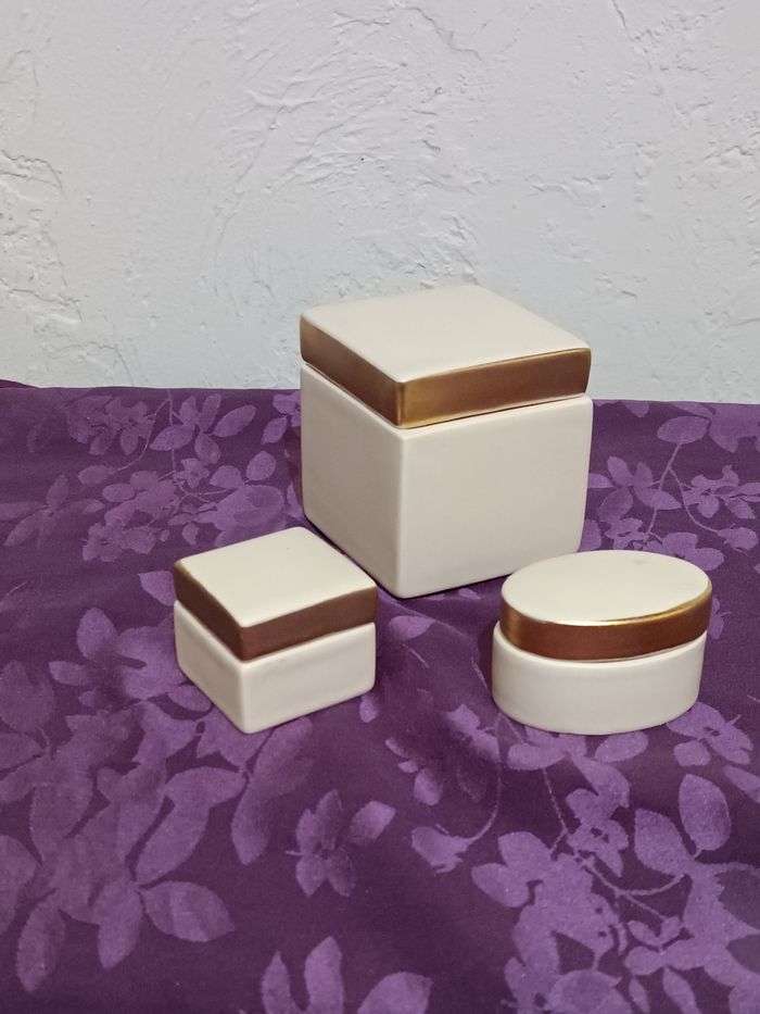 Set boîtes porcelaine - photo numéro 10