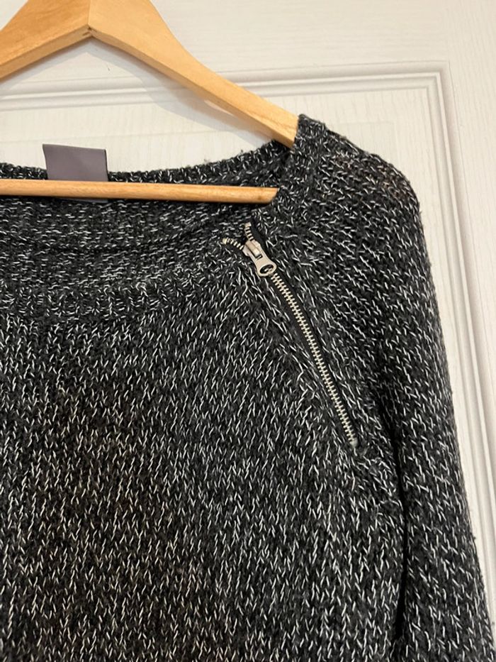 Pull gris foncé Vero Moda TS - photo numéro 4